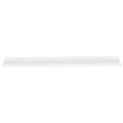 Wall Shelves 4 pcs White 115x9x3 cm