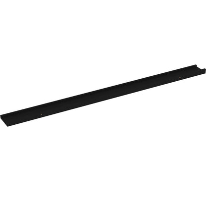 Wall Shelves 4 pcs Black 115x9x3 cm