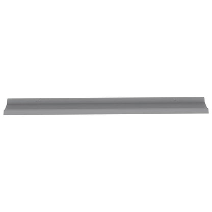 Wall Shelves 2 pcs Grey 115x9x3 cm