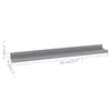 Wall Shelves 4 pcs Grey 60x9x3 cm