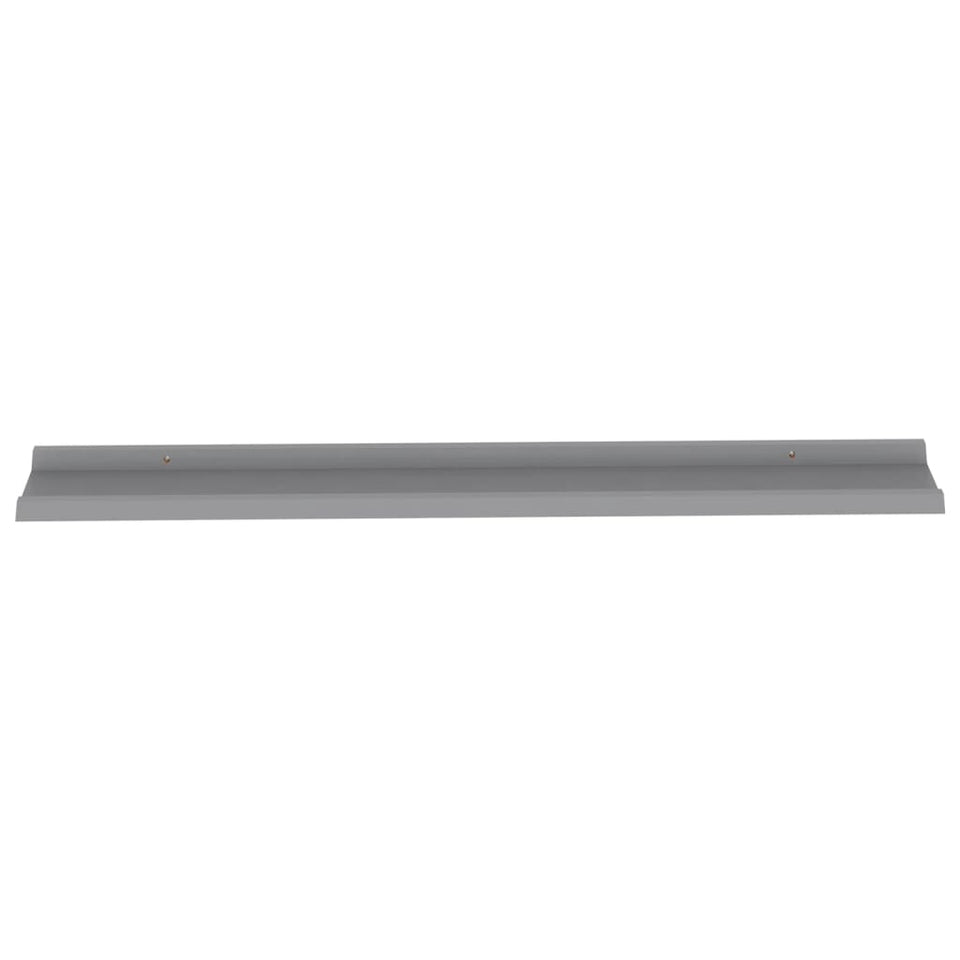 Wall Shelves 4 pcs Grey 115x9x3 cm