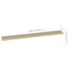 Wall Shelves 2 pcs Sonoma Oak 100x9x3 cm