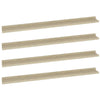 Wall Shelves 4 pcs Sonoma Oak 100x9x3 cm