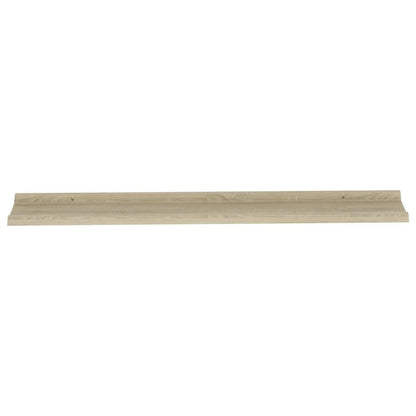 Wall Shelves 4 pcs Sonoma Oak 115x9x3 cm