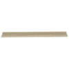 Wall Shelves 4 pcs Sonoma Oak 115x9x3 cm
