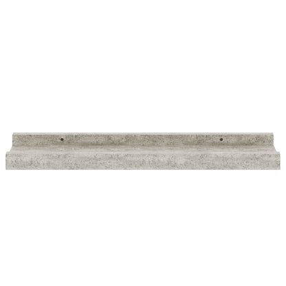 Wall Shelves 4 pcs Concrete Grey 40x9x3 cm