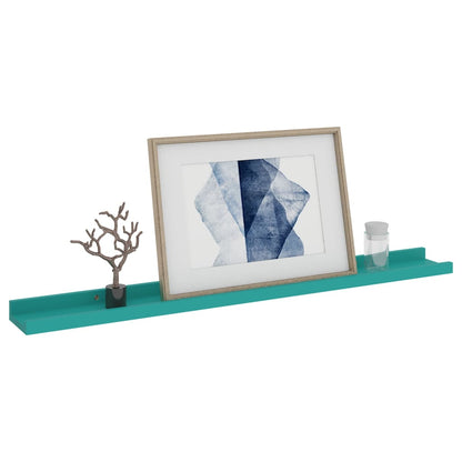 Wall Shelves 4 pcs Blue 80x9x3 cm