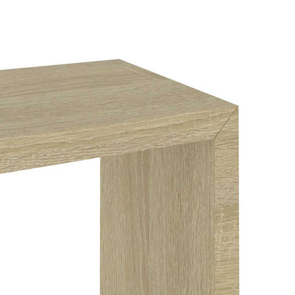 Wall Cube Shelves 3 pcs Sonoma Oak