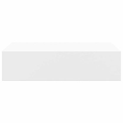 Wall-mounted Drawer Shelves 2 pcs White 40x23.5x10 cm MDF