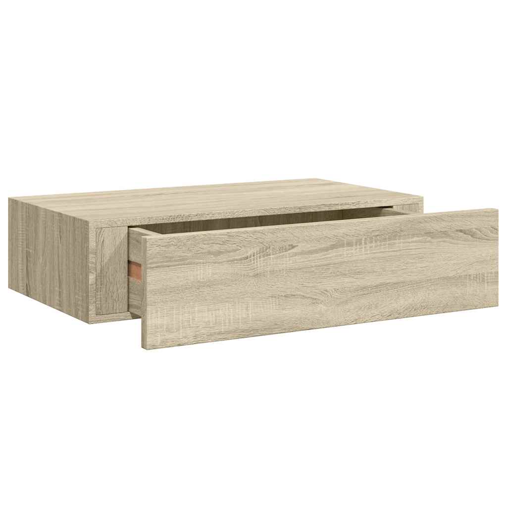 Drawer Shelf | Oak | MDF, metal | Medium | Wall mounting | Drawer Shelf