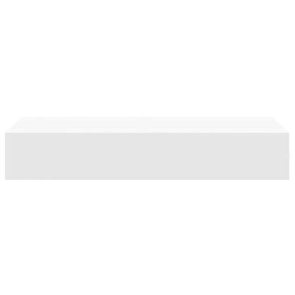 Wall-mounted Drawer Shelves 2 pcs White 60x23.5x10cm MDF