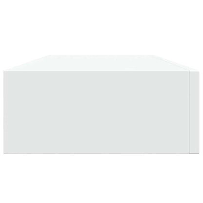 Wall-mounted Drawer Shelves 2 pcs White 60x23.5x10cm MDF