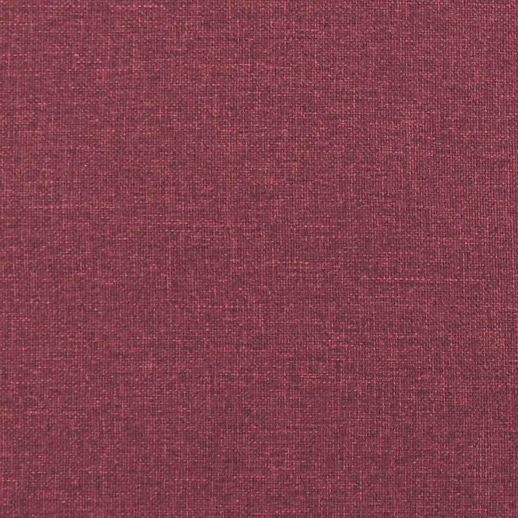 Rocking Chair Wine Red Fabric