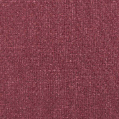 Rocking Chair Wine Red Fabric