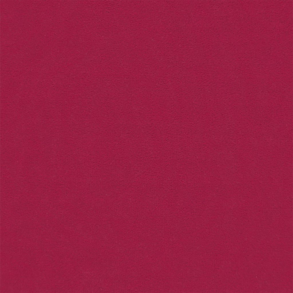 Relaxing Chair with a Stool Wine Red Velvet