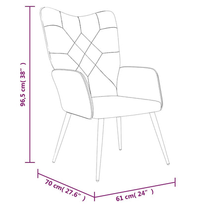 328198 vidaXL Relaxing Chair with a Stool Patchwork Fabric