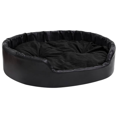 Dog Bed | Black | Faux leather | Medium | Dog Bed | Rectangular