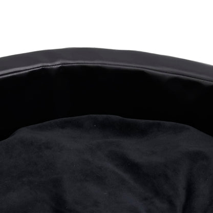 Dog Bed | Black | Faux leather | Medium | Dog Bed | Rectangular