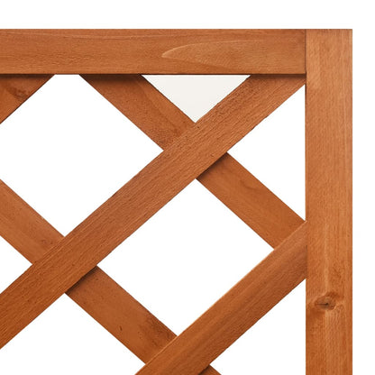 Planter Natural wood Solid fir wood Medium Planter Triangular