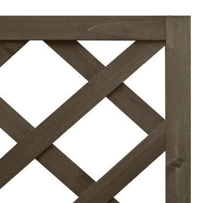 Planter Grey Solid Fir Wood 59.1 in tall Planters Planter