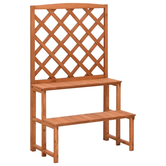 Plant Stand | Natural Wood | Solid fir wood | Medium |  Planters