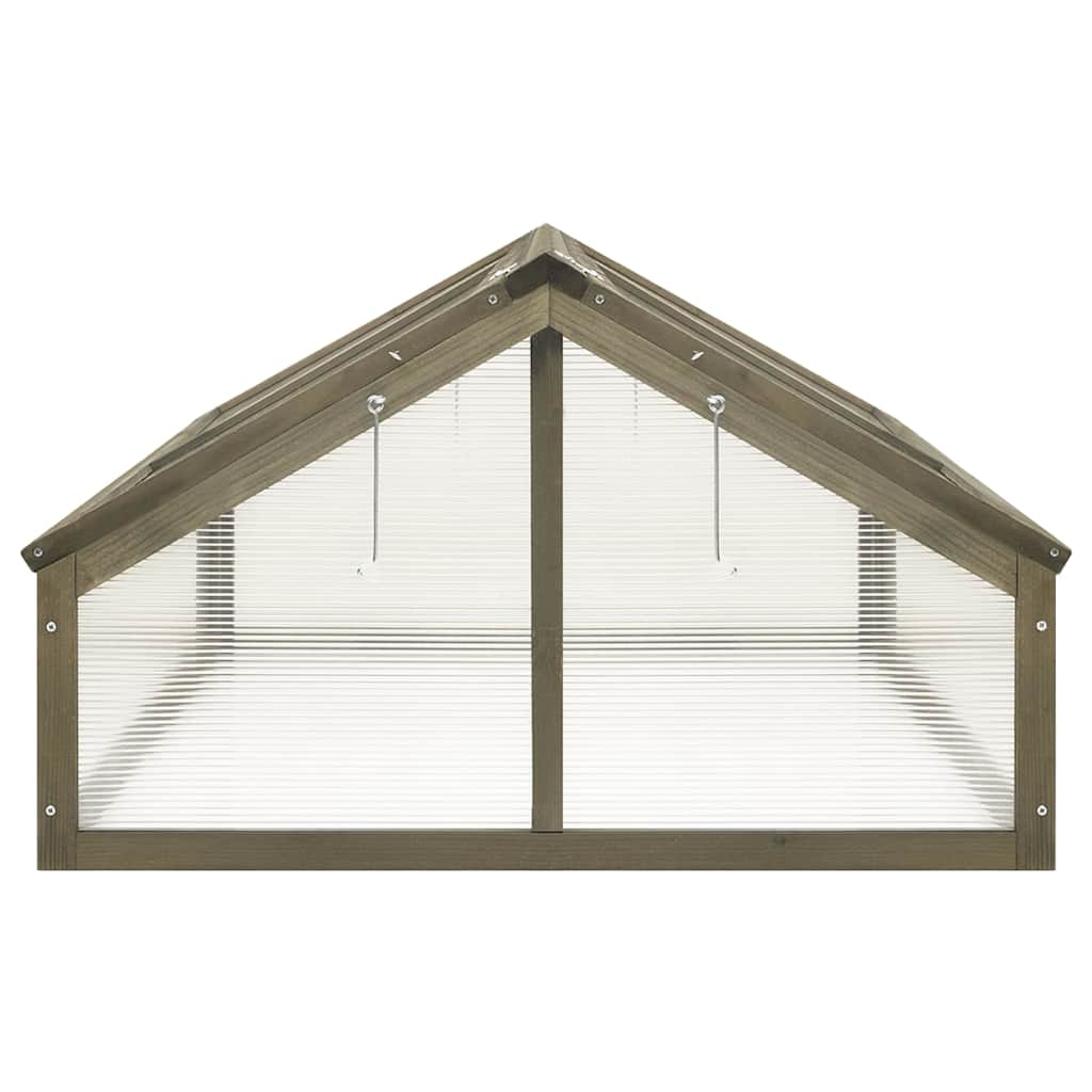 Greenhouse Grey 114x80x50 cm Firwood
