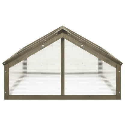 Greenhouse Grey 114x80x50 cm Firwood