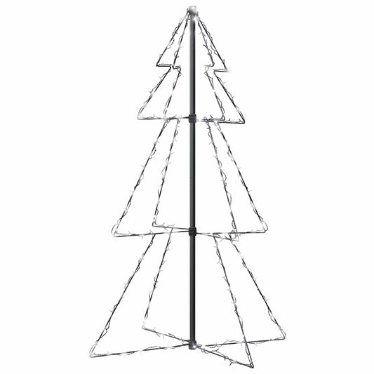 Christmas Cone Tree 160 LEDs Indoor and Outdoor 78x120 cm
