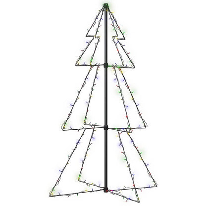 Christmas Cone Tree 160 LEDs Indoor and Outdoor 78x120 cm