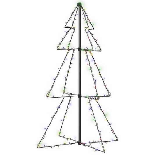 Christmas Cone Tree 160 LEDs Indoor and Outdoor 78x120 cm