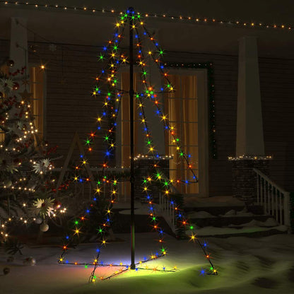 Christmas Cone Tree 200 LEDs Indoor and Outdoor 98x150 cm
