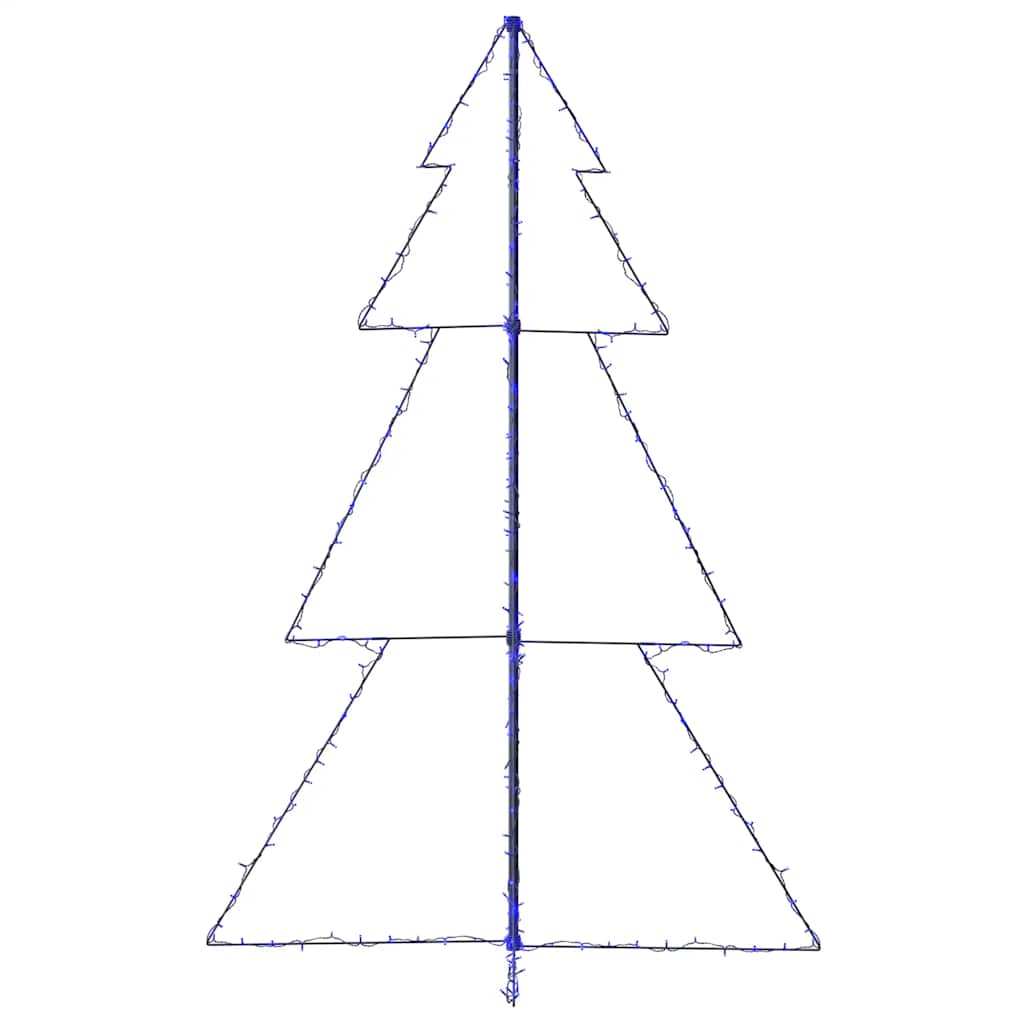Christmas Cone Tree 240 LEDs Indoor and Outdoor 118x180 cm