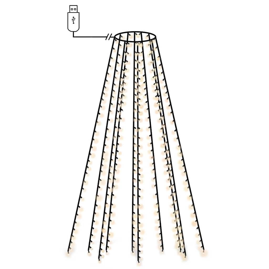 Christmas Tree Net Lights with 250 LEDs Cold White 250 cm