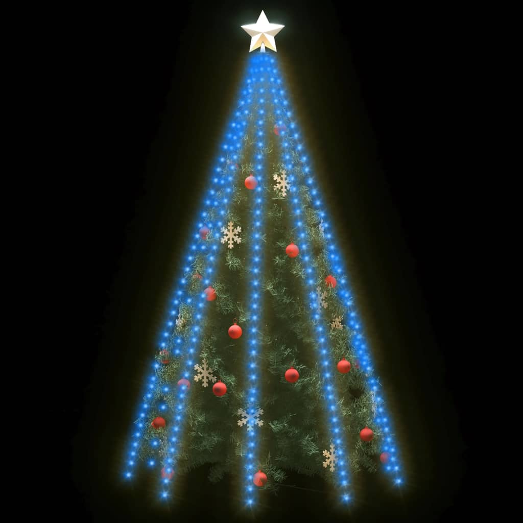 Christmas Tree Net Lights with 400 LEDs Blue 400 cm