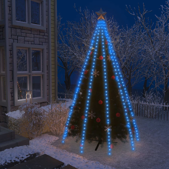 Christmas Tree Net Lights with 400 LEDs Blue 400 cm