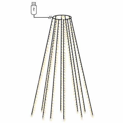 Tree Lights with 500 LEDs Cold White 500 cm Indoor Outdoor