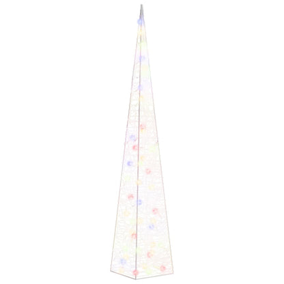 Acrylic Decorative LED Light Cone Multicolour 120 cm