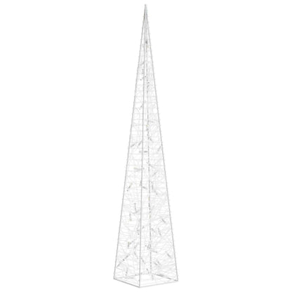 Acrylic Decorative LED Light Cone Multicolour 120 cm