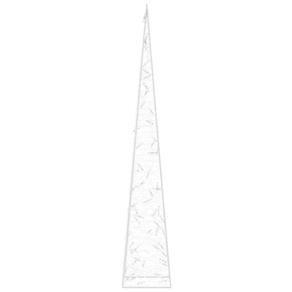 Acrylic Decorative LED Light Cone Multicolour 120 cm