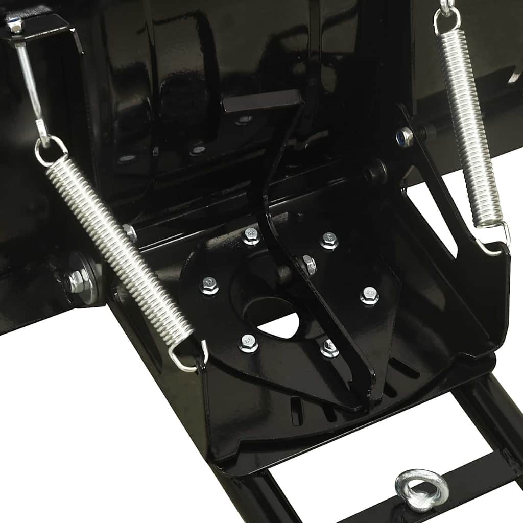 151007 vidaXL Snow Plough for ATV 115x38 cm Black