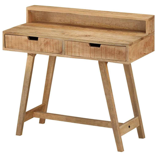 Desk | Natural wood | Solid rough mango wood | Medium | Desk
