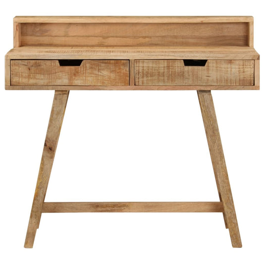 Desk | Natural wood | Solid rough mango wood | Medium | Desk