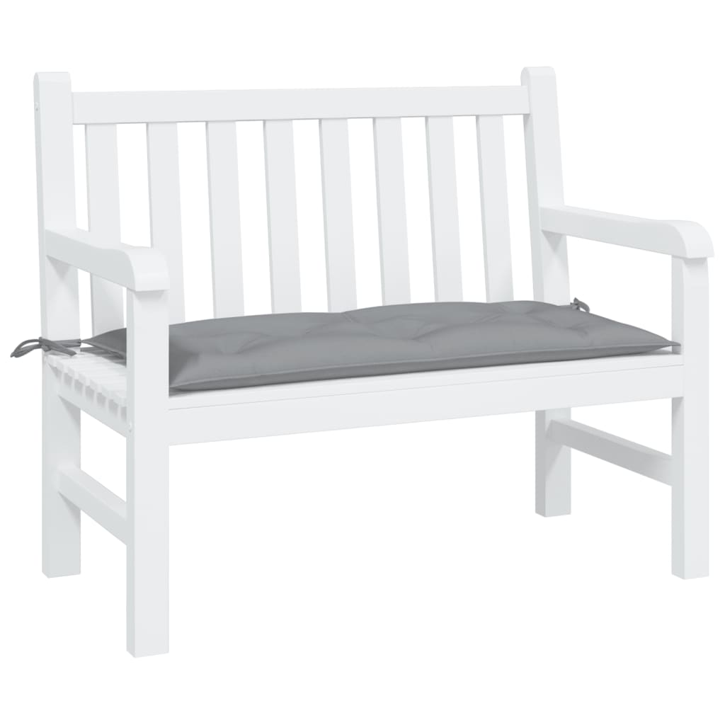 Garden Bench Cushion Gray 43.3"x19.7"x2.8" Oxford Fabric