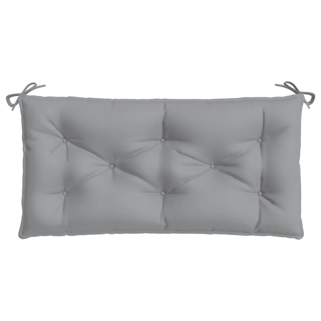 Garden Bench Cushion Gray 43.3"x19.7"x2.8" Oxford Fabric