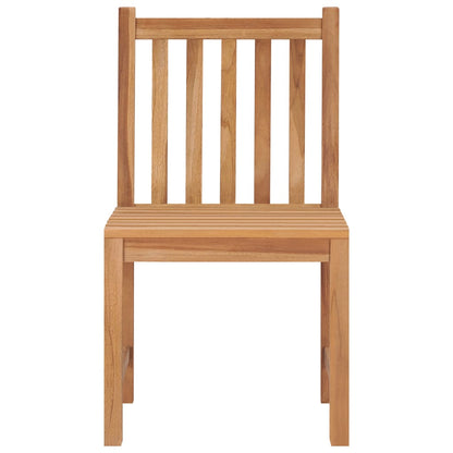 Patio Chairs 8 pcs with Cushions Solid Teak Wood