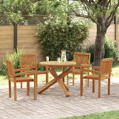 Garden Dining Set | Natural Teak | Solid teak wood | Standard