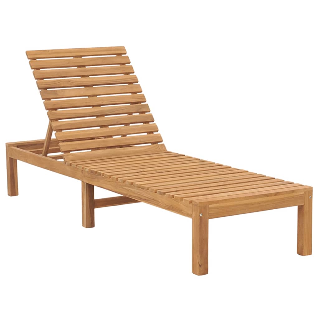 Sun Lounger | Set of 2 | Teak | Solid Teak Wood | 200cm long