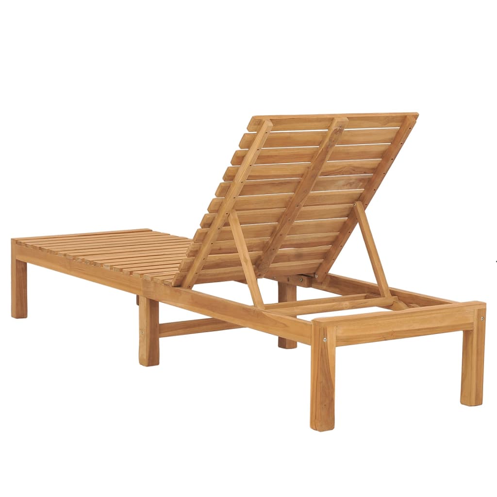 Sun Lounger | Set of 2 | Teak | Solid Teak Wood | 200cm long