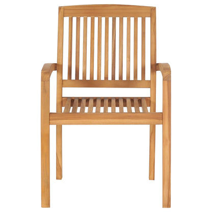 Garden Chair | Set of 4 | Teak | Fine sanded teak hardwood | Standard