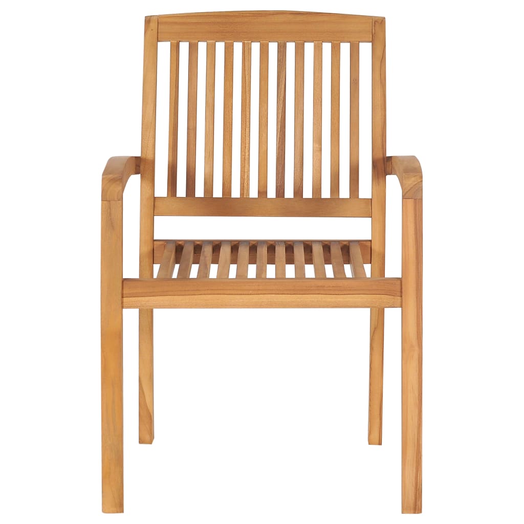 Garden Chair | Set of 6 | Natural Teak